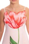 Елегантна детска рокля с 3D цвете Tulip